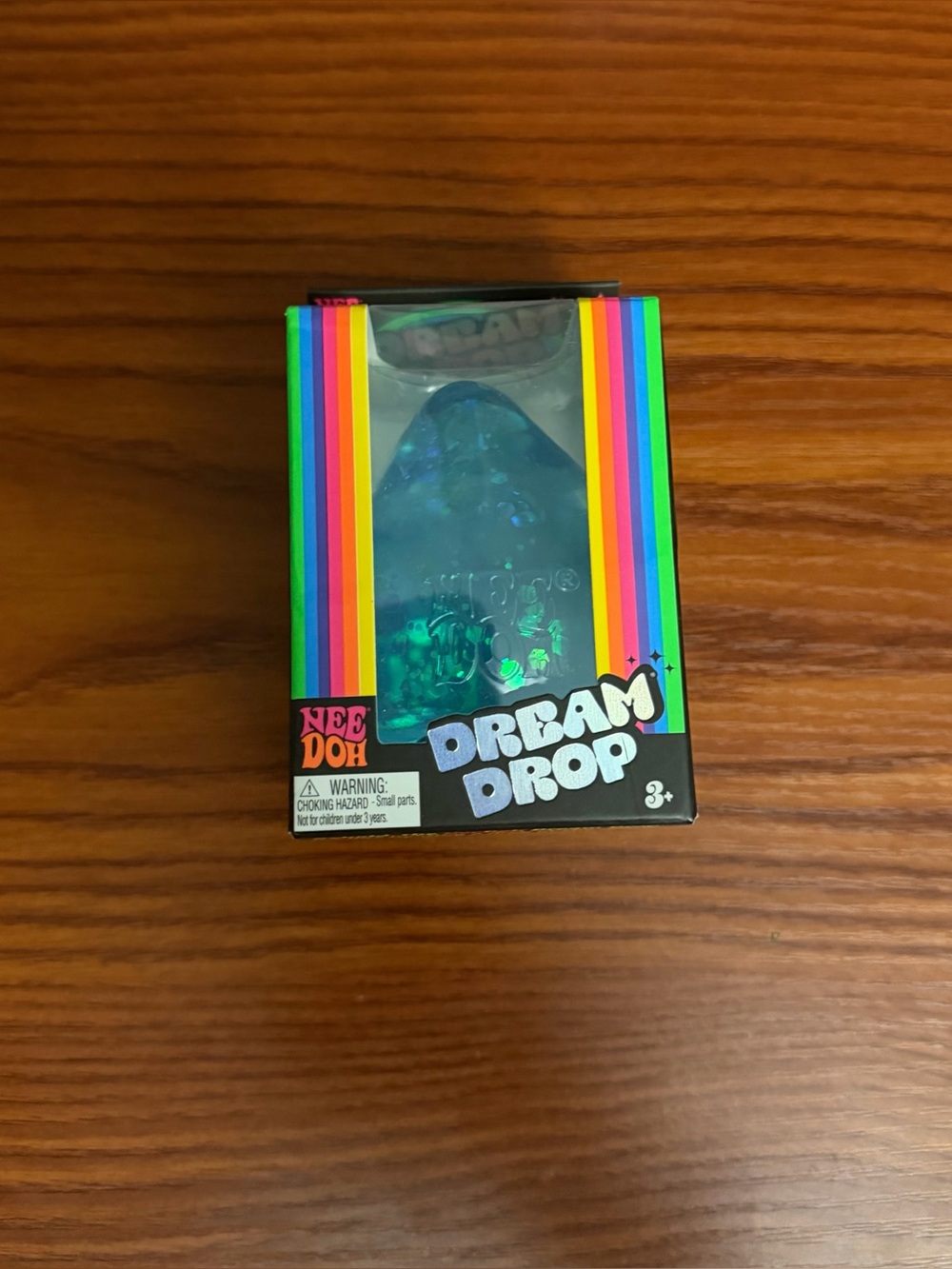 🩷NeeDoh Blue Sparkle Dream Drop Squeezy Squishy Toy Schylling
